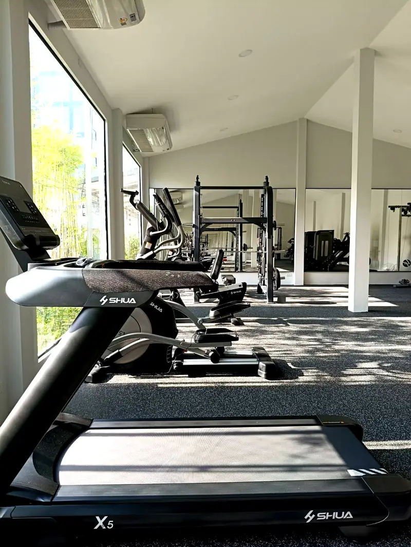 The gym at NKS Court
