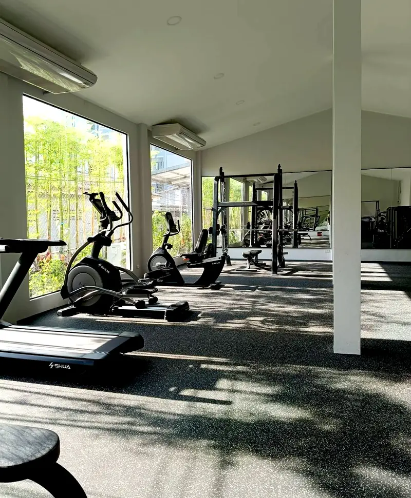 The gym at NKS Court