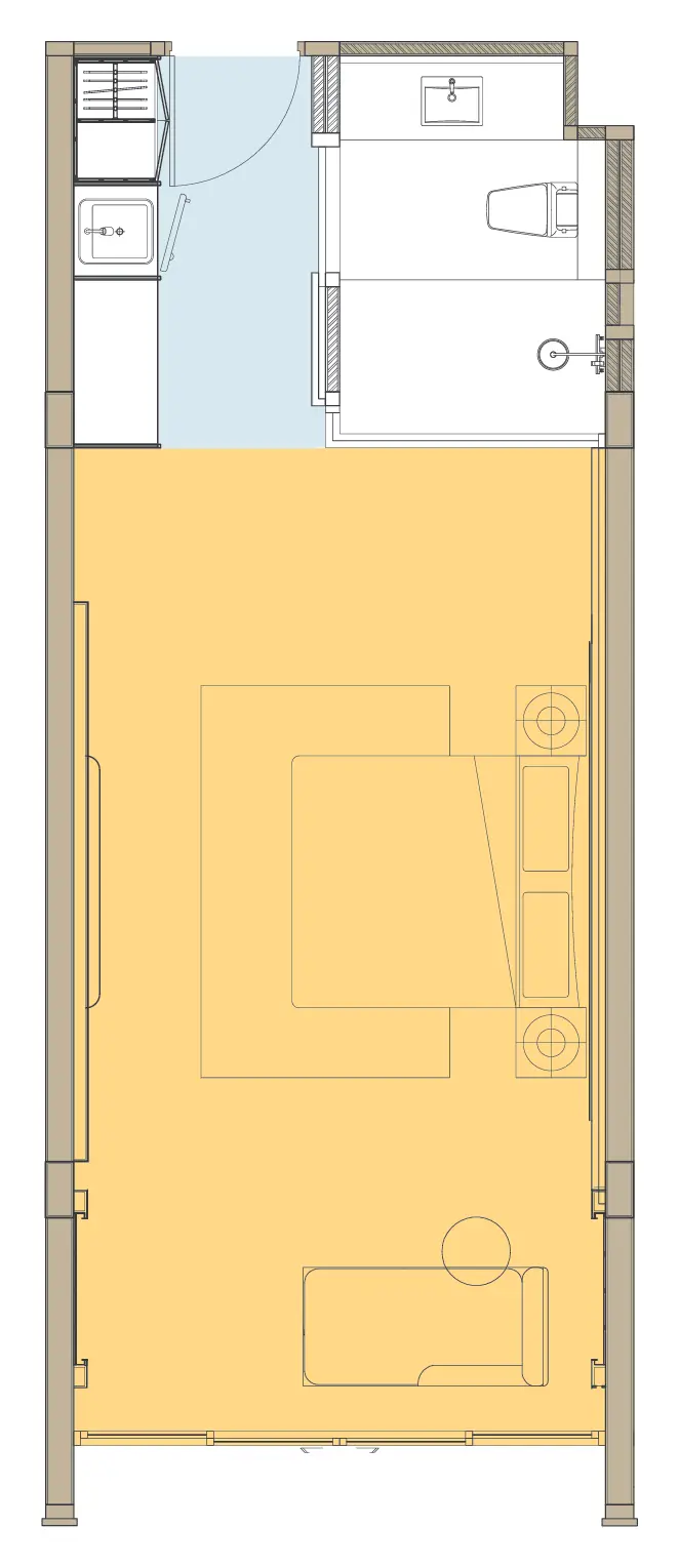 Floor plan of the Classic Room